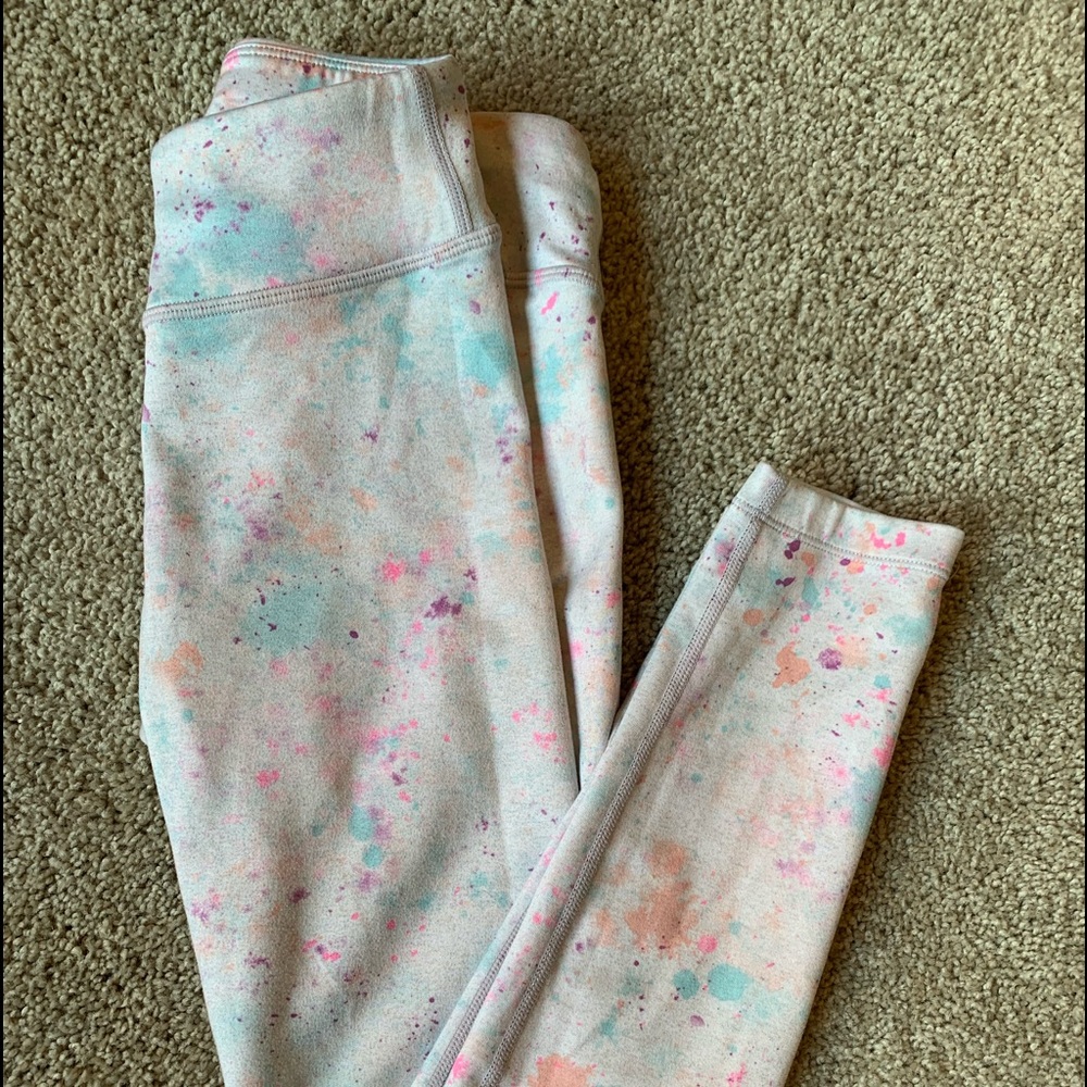 Athlete girl athletic leggings